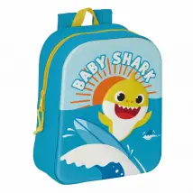 Cartable Baby Shark 3D - Bleu