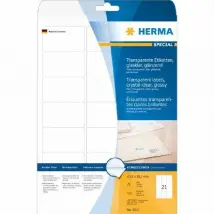 Herma Special 63.5x38.1 mm - Transparent (Lot de 525)