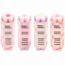 RICO Gomme longue fleur Sakura - Rose