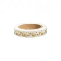 Washi Tape Cœurs Dorés