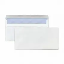 Raja Enveloppes blanches - 11 x 22 cm