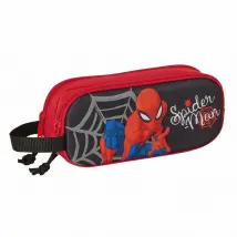 Spiderman Trousse Double 3D - Rouge Noir