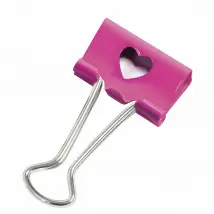 Rapesco Pince à dessin coeur - Rose Fushia