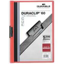 Durable Dossier Duraclip 60 - Rouge Transparent