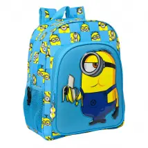 Minions Cartable Minionstatic Bleu (32 x 38 x 12 cm)