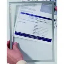 Franken Porte-documents magnétiques - Gris - Lot de 5