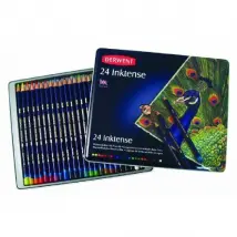 Derwent Boîte de 24 Crayons Inktense