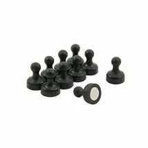 Magnet Expert Aimants en forme de quille - Noir (10 unités)