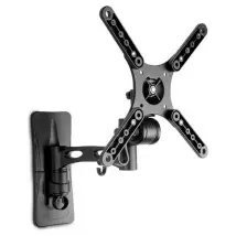 Tm electron Support mural TV pivotant - Noir
