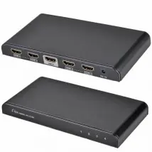 Techly IDATA HDMI-4K4 - Noir