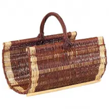 Aubry Gaspard Panier à bûches en osier - PBU1070