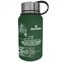 World of Tanks Thermos 650ml Vert