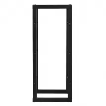 ML design modern living Étagère à Bois 40x100 cm Noir