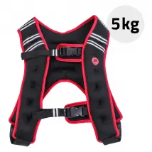 Pure2Improve Gilet d'Entraînement 5 kg - Noir Rouge