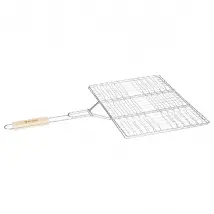 Grille barbecue double - 30 x 40 cm - Métal