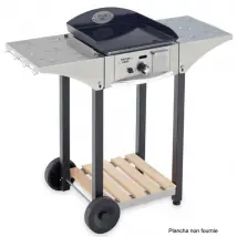 Roller Grill Desserte inox et bois