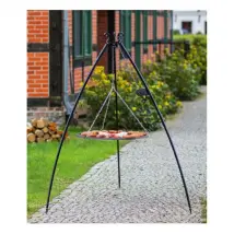 Farm-MDLT Barbecue sur trépied DOUA acier inoxydable