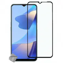 HTD Mobiles Film de Protection Incurvé pour Oppo A16/A16s - Noir