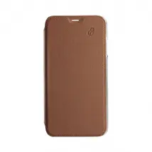 Beetlecase Étui iPhone XR Folio - Marron Clair
