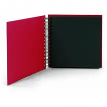 Rössler Album photo spirale 18x18cm Rouge