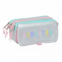 Benetton Trousse Triple - Argentée