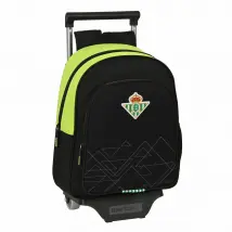 Real Betis Balompié Cartable à roulettes - Noir Citron