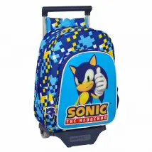 Sonic Speed Cartable à roulettes - Bleu