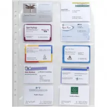 Exacompta Pochettes carte visite