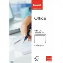 Elco Enveloppes Format C6 Blanc (100 pcs)