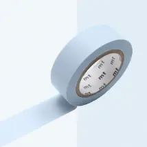 Masking Tape Unicolore Pastel Bleu