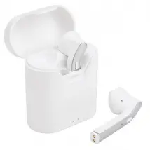 Ecouteurs TWS Sans Fil Little Boutik - Blanc/Argent