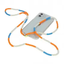 Avizar Bijou Téléphone Heishi Multicolore 110cm