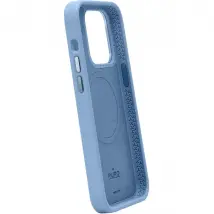 Puro iPhone 15 - Coque Silicone MagSafe Bleu