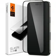 Spigen Verre trempé iPhone 14 Pro - Noir