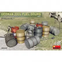 Mini Art German 200L Fuel Drums