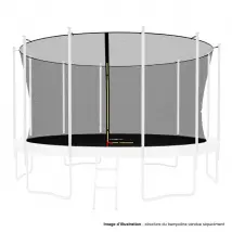 Jump4fun Filet Sécurité Intérieur Trampoline 13FT - 12 Perches