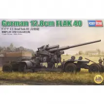 Hobby boss maquette canon German 12.8cm Flak 40 - 1/35