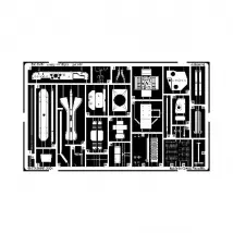 Ebbro Photodécoupe Jeep Willys pour maquette