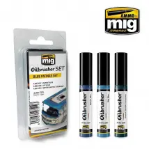 Mig Jimenez Ammo Oilbrusher Blue Patinas Set