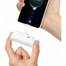 Yobon Mini Batterie Externe USB-C 5000mAh - Blanc