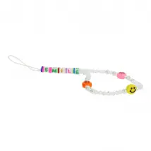 Bracelet Perles Heishi, Smiley - Collection Smile
