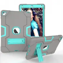 Coque iPad Air 2 - Cyan/Gris
