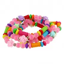 Téléphone Bracelet Perles et Roses