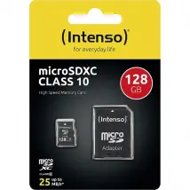 Intenso Carte Mémoire MicroSDXC - 128 Go