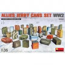 Mini art set bidons alliés WW2 maquette 1:35