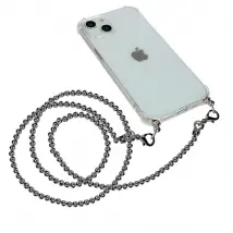 Bijou Téléphone Chaîne Boule 110 cm argenté