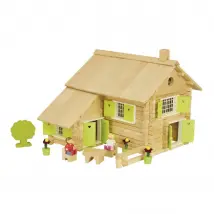 Jeujura Maison en rondins 240 pièces