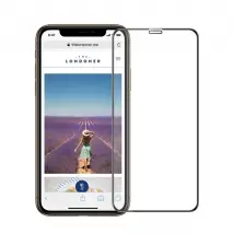 Wewoo Verre Trempé iPhone XS Noir