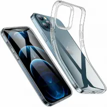 EVETANE Coque iPhone 12/12 Pro - Transparent