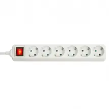 Lindy Multiprise 6 Prises + Interrupteur